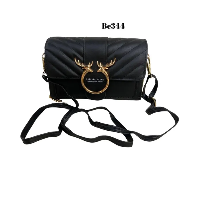 Bolso Incanta shoes Cartera Negro Apliques Be344 BE344