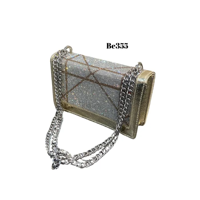 Bolso Incanta shoes Bolso Dorado Apliques Cadena Be355 BE355