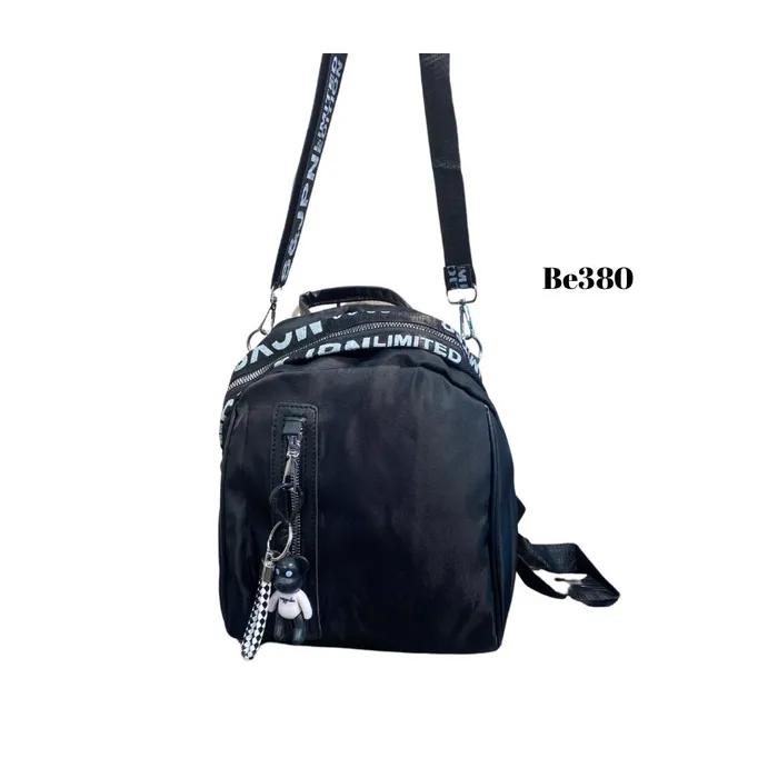 morral negro detalle llavero be380