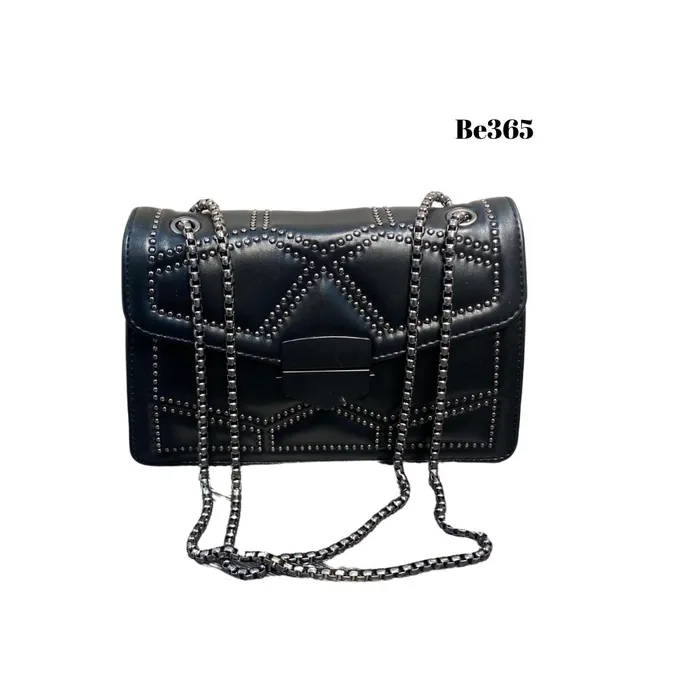 Bolso Incanta shoes Bolso Negro Apliques Cadena Be365 BE365