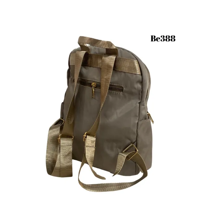 morral gris apliques dorado be388