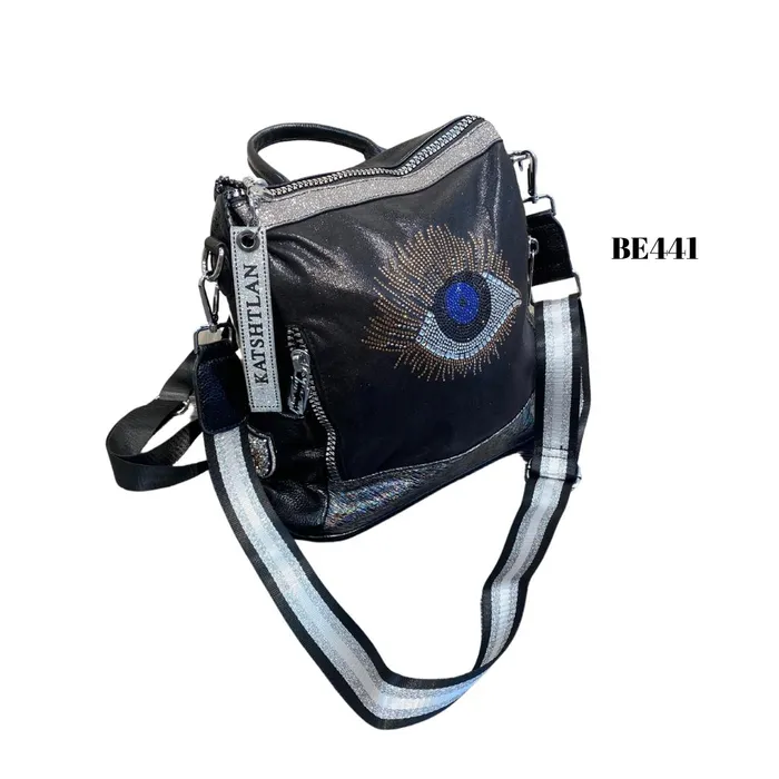 Morral negro detalle ojo BE441