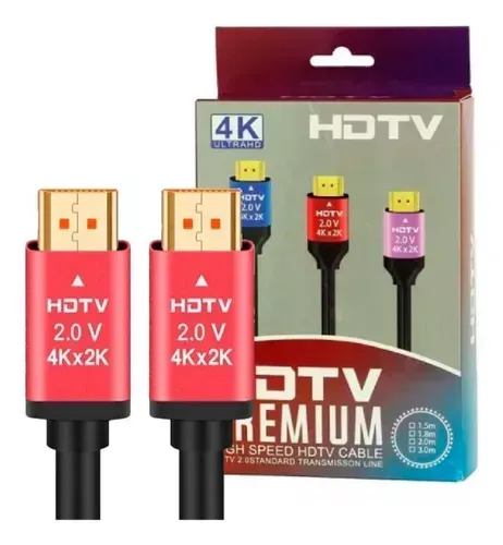 Cable Hdmi 4k Ultra Hd Definición De 3 Mts