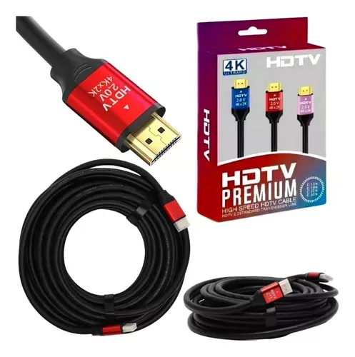 Cable Hdmi 4k Ultra Hd Definición De 15 Mts