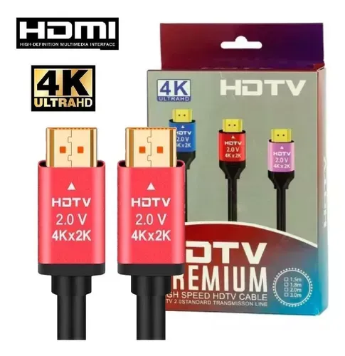 Cable Hdmi 4k Ultra Hd Definición De 3 Mts