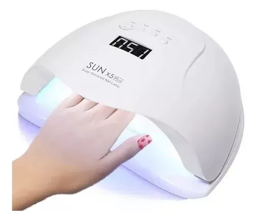 Lámpara De Uñas Sun X5 Plus 80w Led Uv Profesional Secador Con Pantalla Manicura 110v 220v