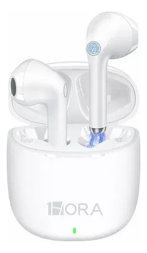 Audífonos Inalámbricos 1hora Auriculares Bluetooth Color Blanco