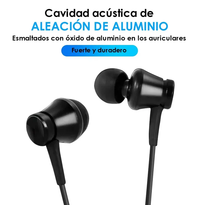 Audífonos Aut 111 1hora Alámbrico 3.5 Mm Color Negro