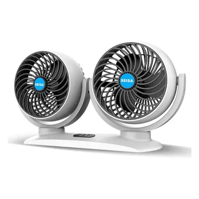 Mini Ventilador Auto 12v Portátil 360 Turbo Giratorio Entrada Usb 