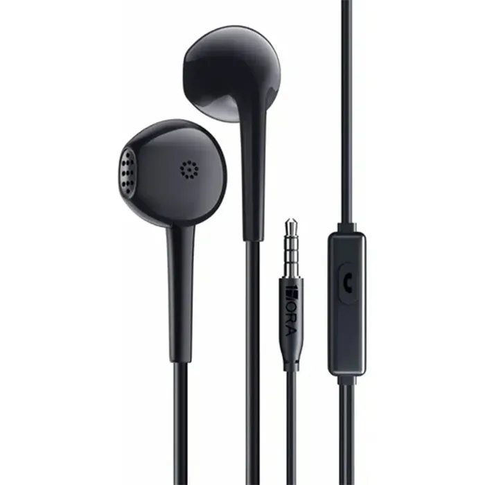 Audífonos 1hora Alámbrico 3.5 Mm Color Negro