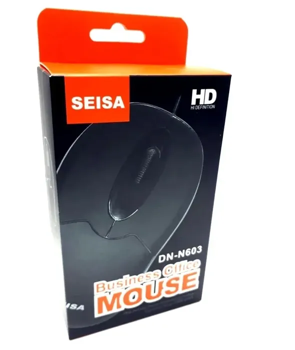 Mouse Óptico Mini Retráctil Seisa Color Azul