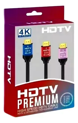 Cable Hdmi 4k Ultra Hd Definición De 5 Mts