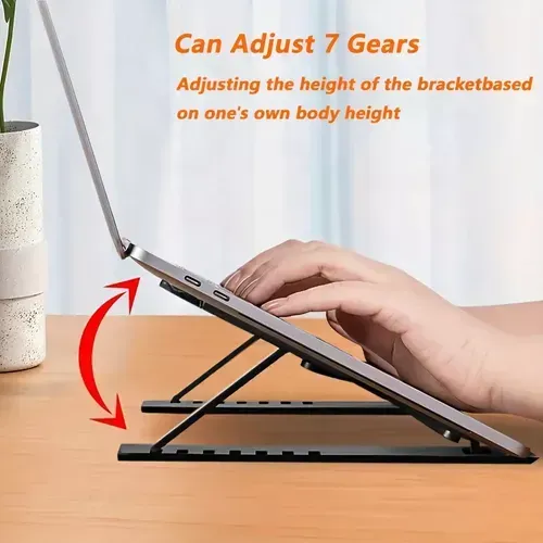 Base Soporte Portátil Laptop Plegable Stand Negra