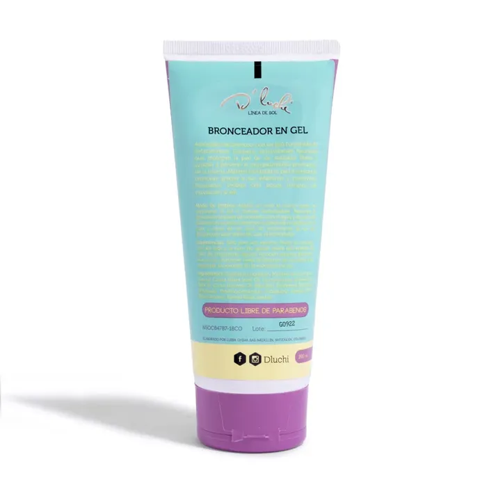 Bronceador en Gel D'Luchi 200 ML