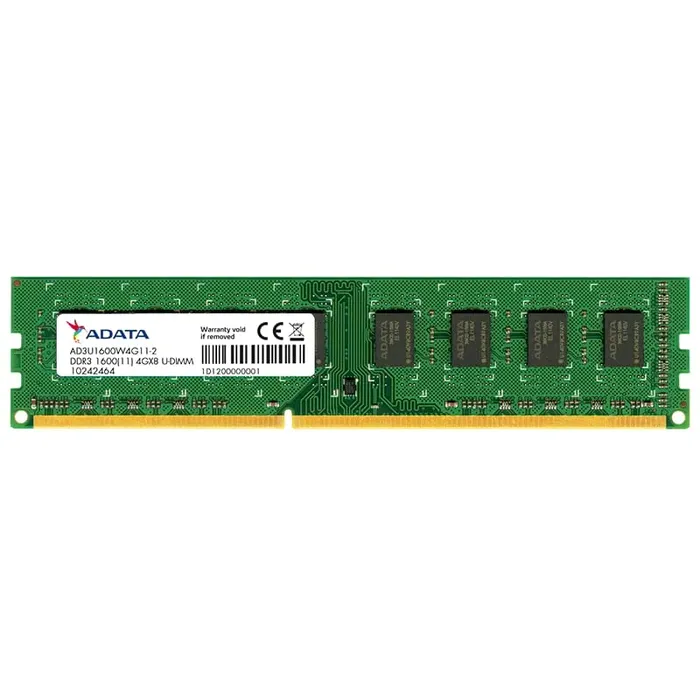 Memoria Ram Adata 4gb Ddr3 1600mhz (1×4) Cl11