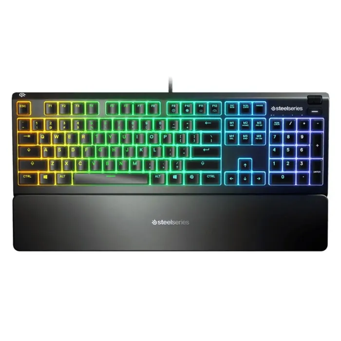 Teclado Alámbrico Gamer Steelseries Apex 3 Con Luces Rgb