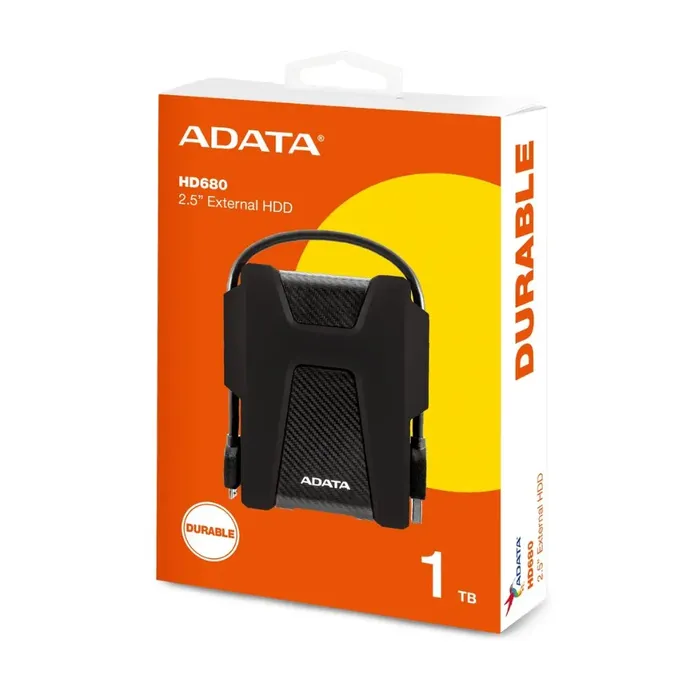 Disco Duro Adata HD680 1TB Antigolpes Negro