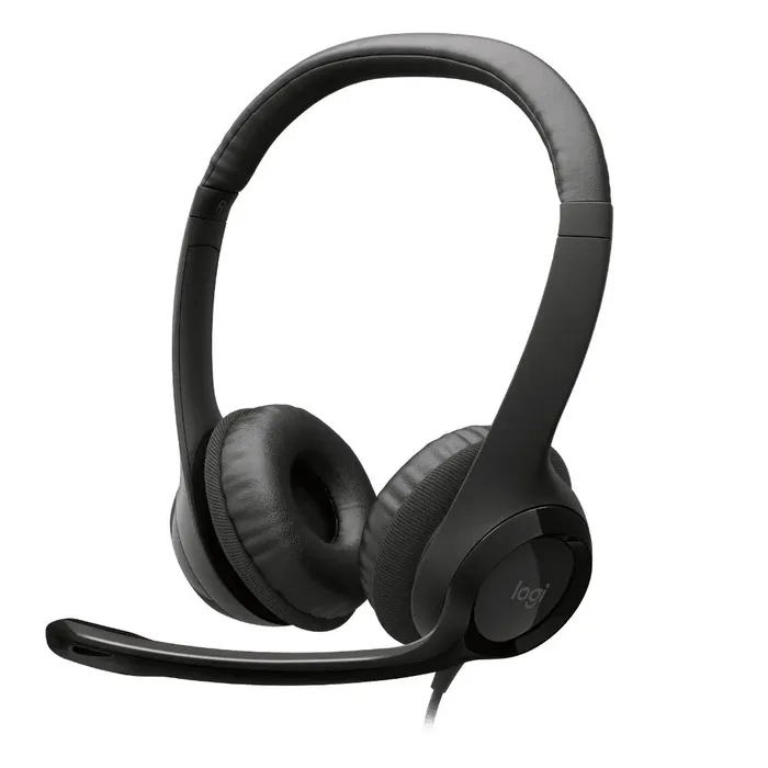 Audífonos / Diadema Con Micrófono Logitech Usb Headset H390	