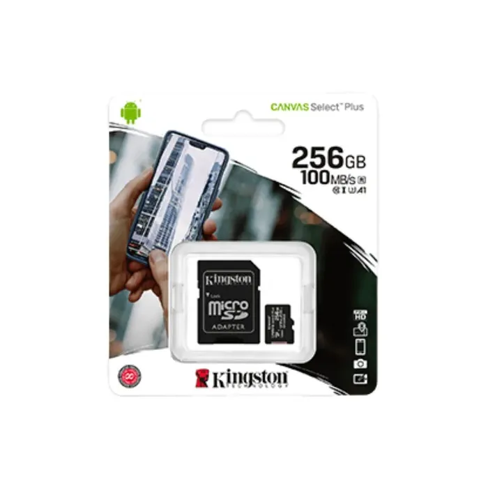 Memoria Micro Sd 256GB Kingston Canvas Select Plus	