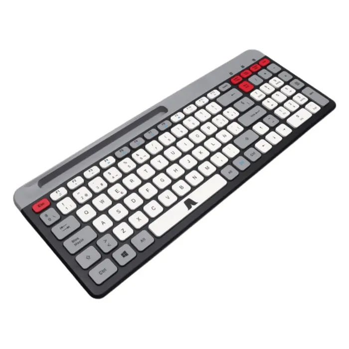 Combo Office Teclado+Mouse 2.4G, Stand 18″, Speakers RGB, Pad Gel