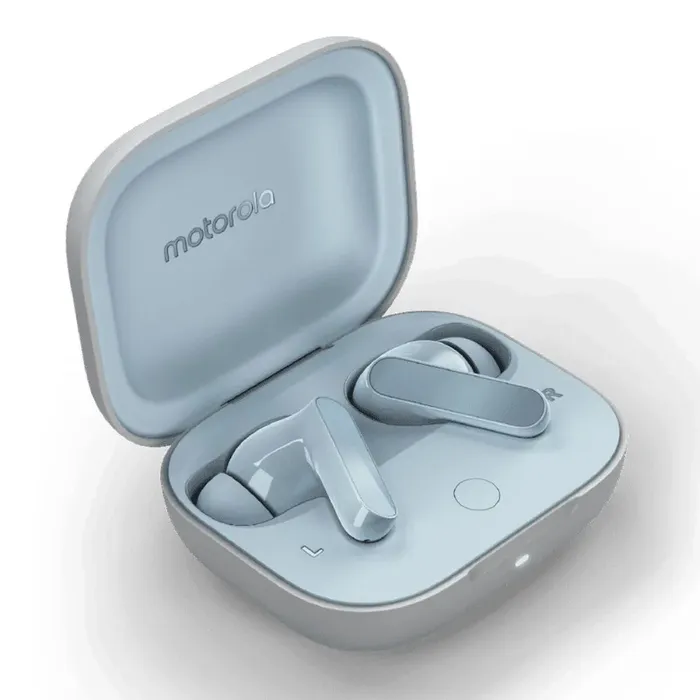 Audifonos Bluetooth Motorola Motobuds Celeste Ilusion	