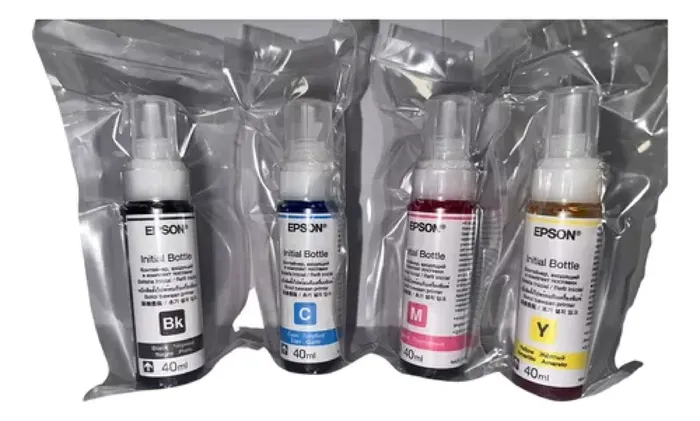 Tinta Epson 664 Bolsa 40 Ml (Kit X 4) Originales 