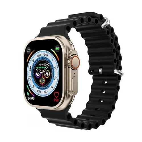 Reloj Inteligente Smart Watch S8 Ultra Color Dorado + Audifonos Genericos