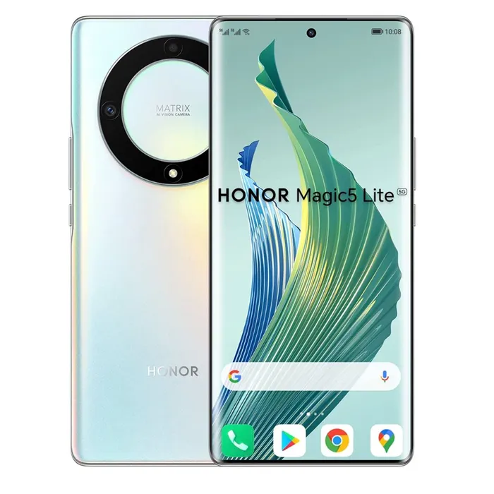 Celular Honor Magic5 Lite 8+256GB Silver