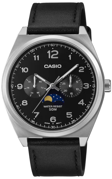 Reloj Casio Para Hombre Cuero Original Mtp-m300l-1avdf