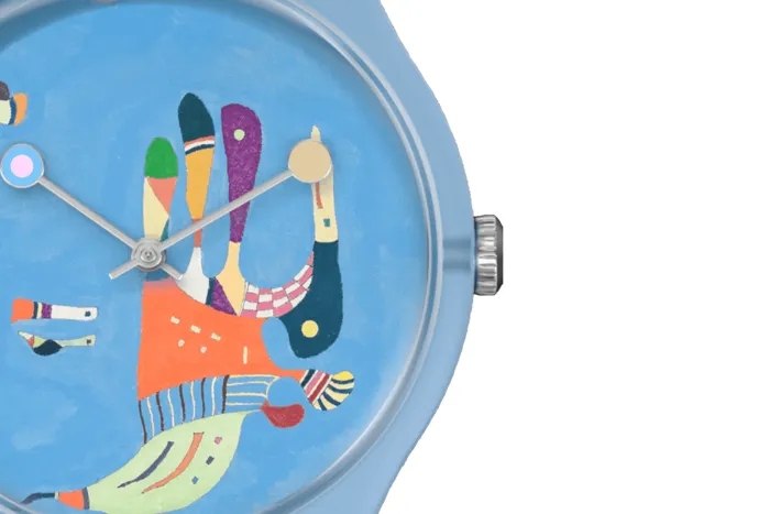 Reloj Swatch Blue Sky, By Vassily Kandinsky SUOZ342