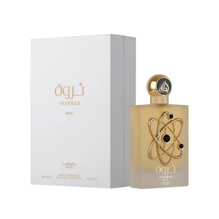 Perfume Lattafa Tharwah Gold Eau De Parfum  100ml Para Mujer