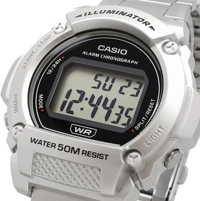 Reloj Casio Para Hombre Acero Original W-219hd-1avdf