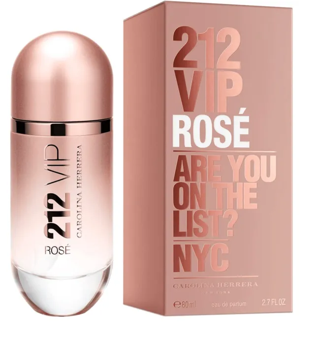 Perfume 212 Vip Rose Carolina Herrera Mujer 80 ml 2.7Oz