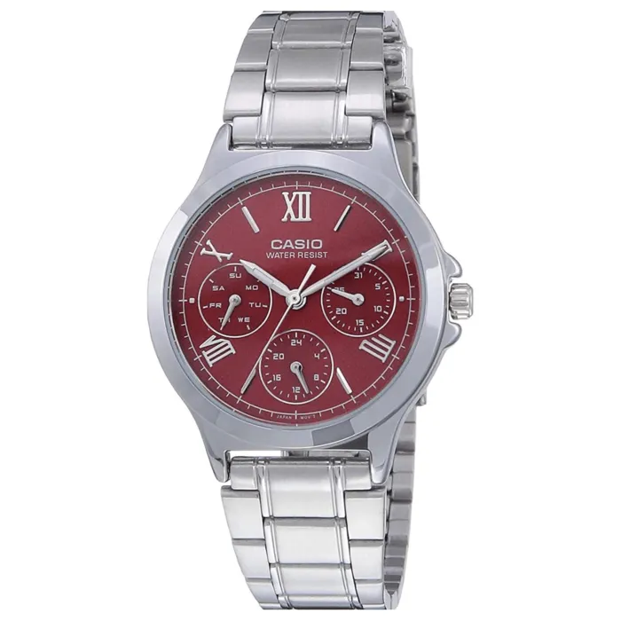 Reloj Casio Para Mujer Acero Original Ltp-v300d-4a2udf