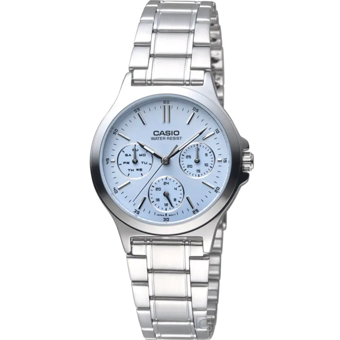 Reloj Casio Para Mujer Acero Original Ltp-v300d-2audf