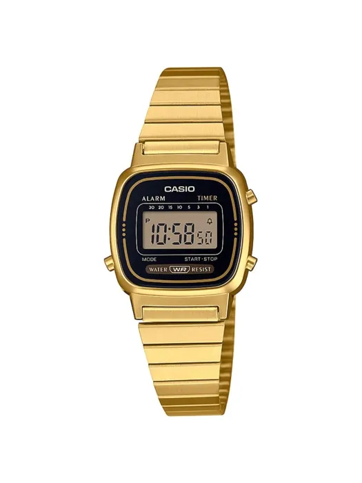 Reloj Casio Para Mujer Dorado Original La670wga-1df