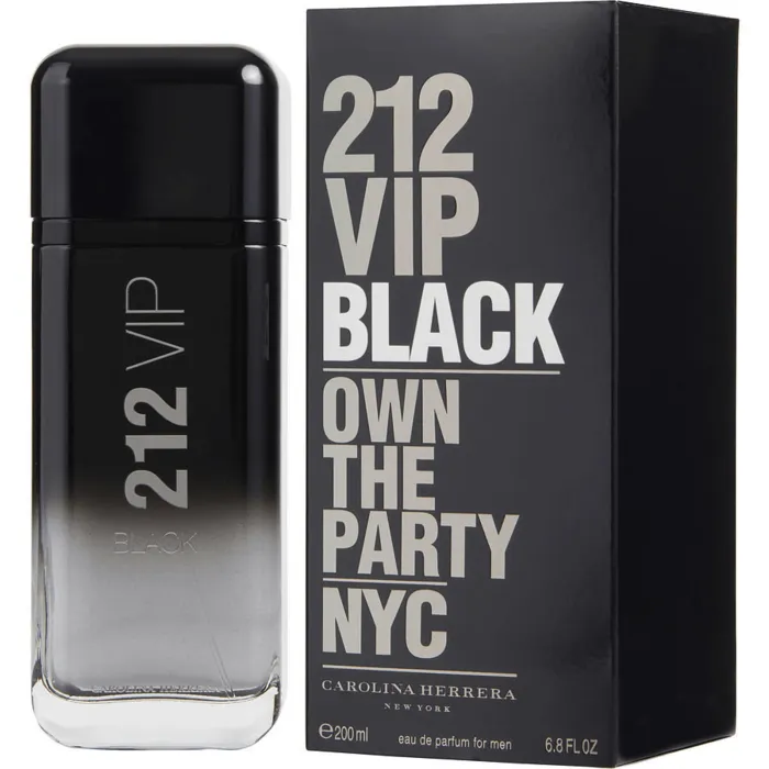 Perfume Carolina Herrera 212 Vip Black Hombre 100Ml 3.4Oz Locion Own The Party