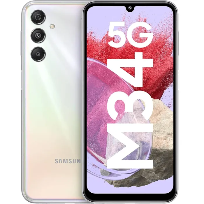 Celular Samsung M34 128GB 6RAM 5G Silver