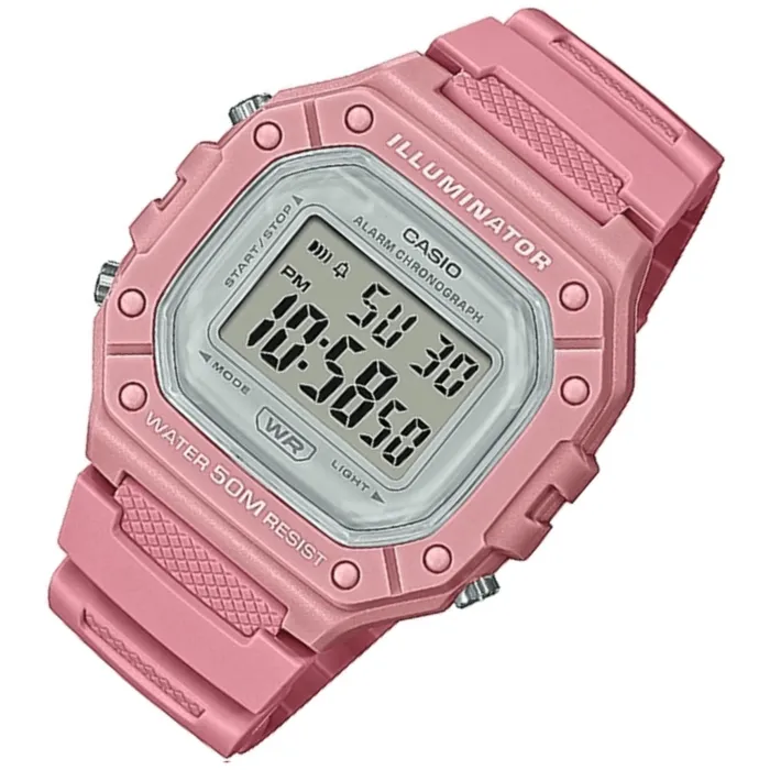 Reloj Casio Para Mujer Resina Original W-218hc-4avdf