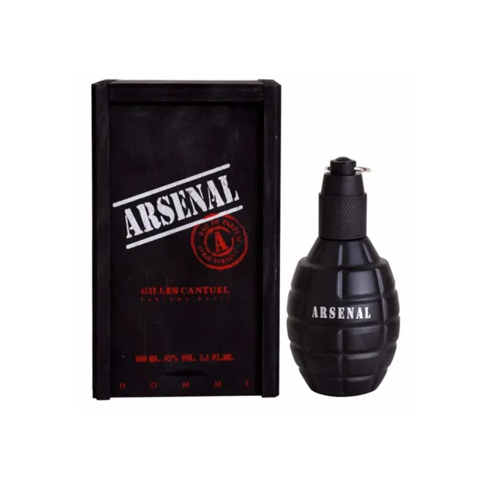 Perfume Gilles Cantuel Arsenal Black Men 3.4oz 100ml