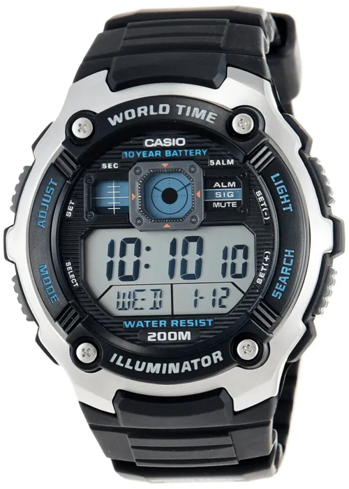 Reloj Casio AE-2000W-1A Diseño Deportivo Para Hombre