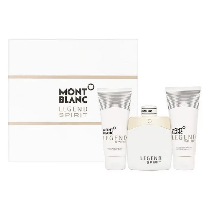 Perfume Mont Blanc Legend Spirit Set 3 Pzas 3.4 M Hombre