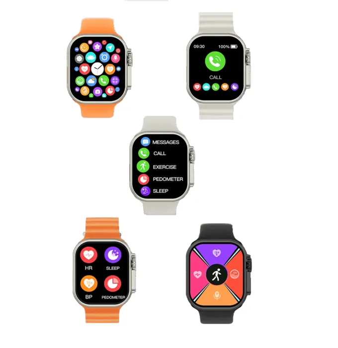 Reloj Inteligente IWO 9 Ultra Smartwatch Anaranjado