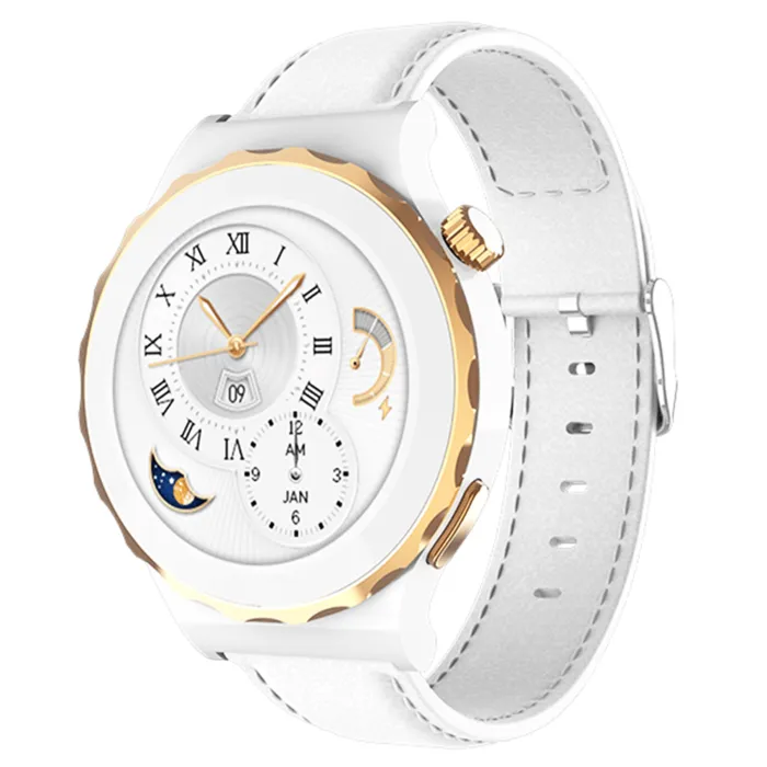 Reloj Inteligente G TIDE Modelo Anita Pulso Blanco Dorado Reloj Inteligente G-TIDE Modelo Anita Pulso Blanco-Dorado