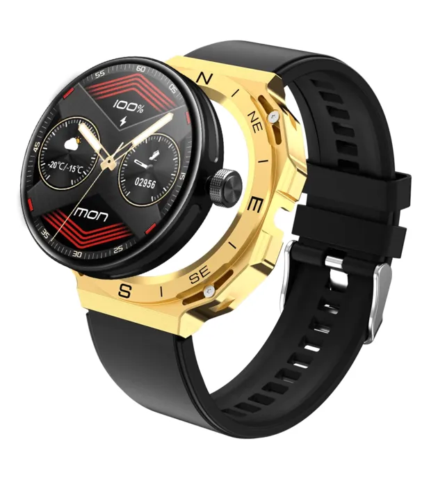 Reloj inteligente Mobulaa Modelo SK22 Smartwatch Dorado