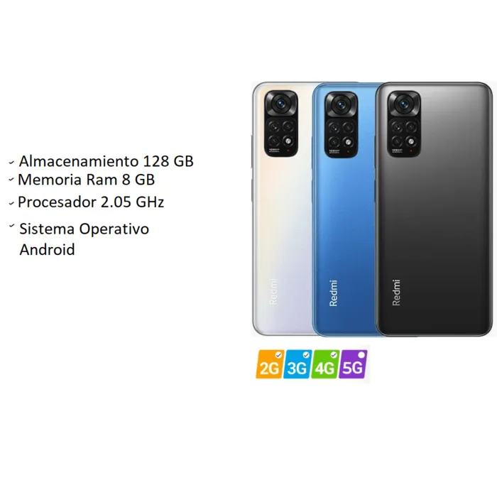 Celular Note 11S 128GB 8 RAM gris