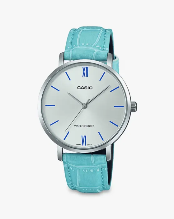 Reloj Casio Para Mujer Cuero Original Ltp-vt01l-7b3udf