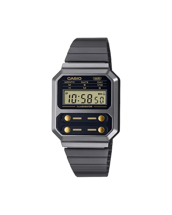 Reloj Casio Unisex Acero Original A100wegg-1a2df