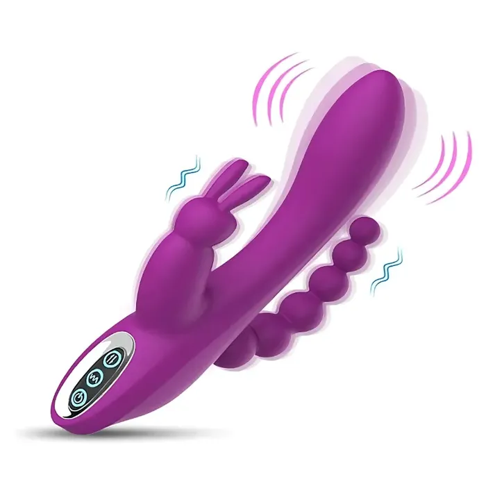 Vibrador Triple Siliconado