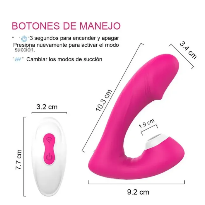 Vibrador Succionador Fierce